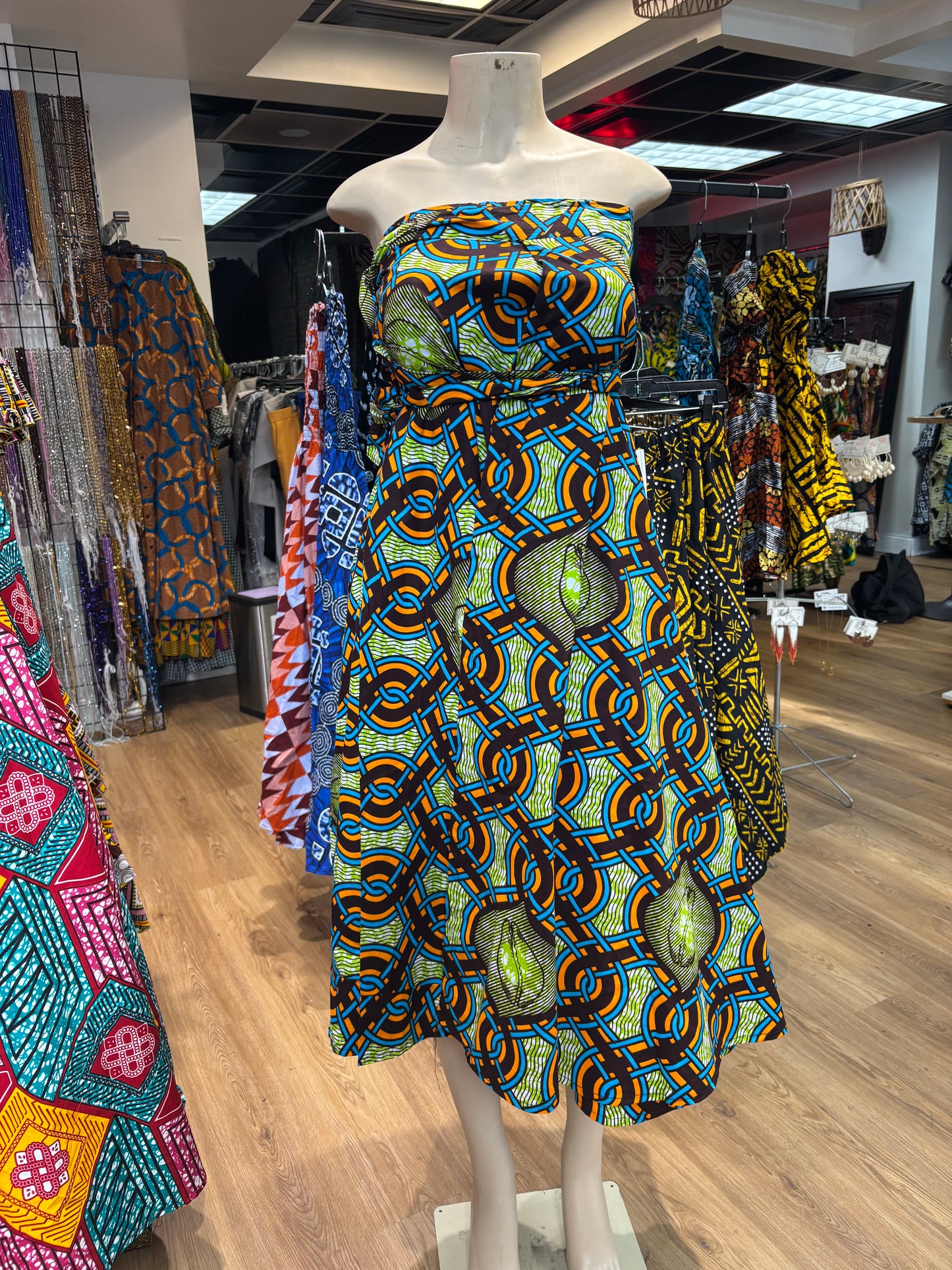 3 Way Wrap Dress / Skirt Long