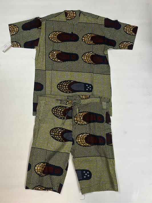 Men’s Short Sleeve Shorts Set