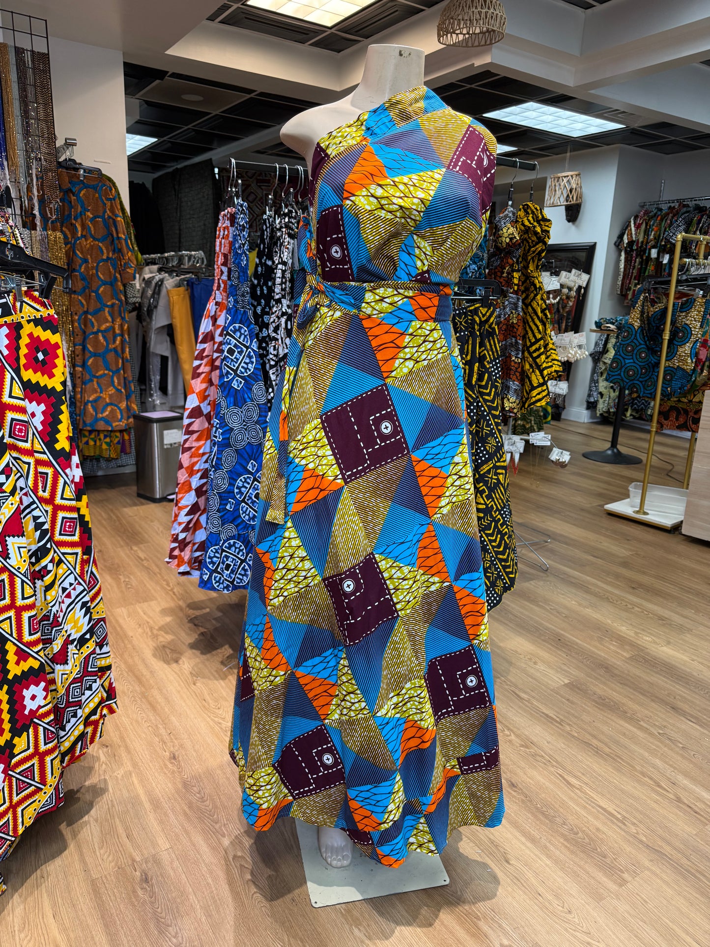 3 Way Wrap Dress / Skirt Long