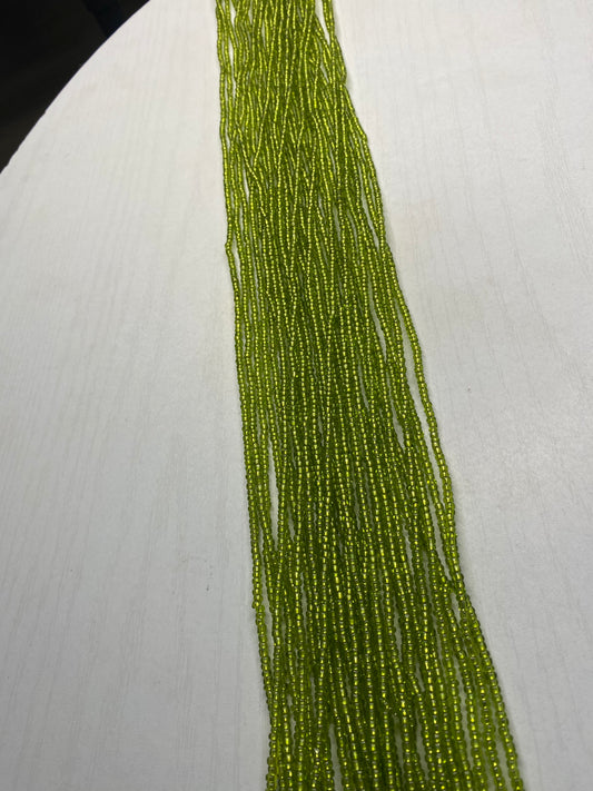 Bright Green Thin Waistbead