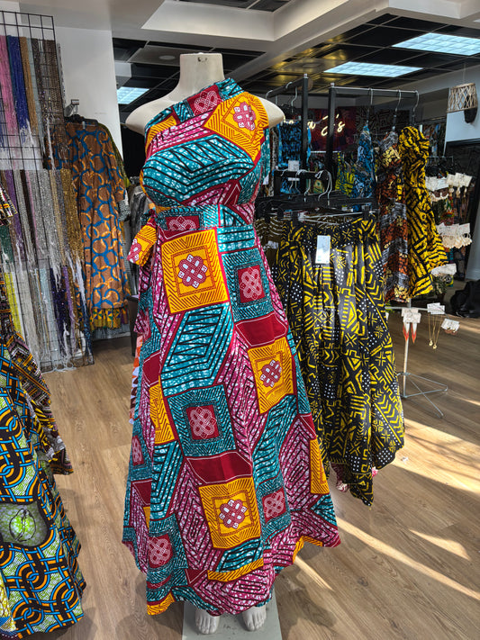 3 Way Wrap Dress / Skirt LONG