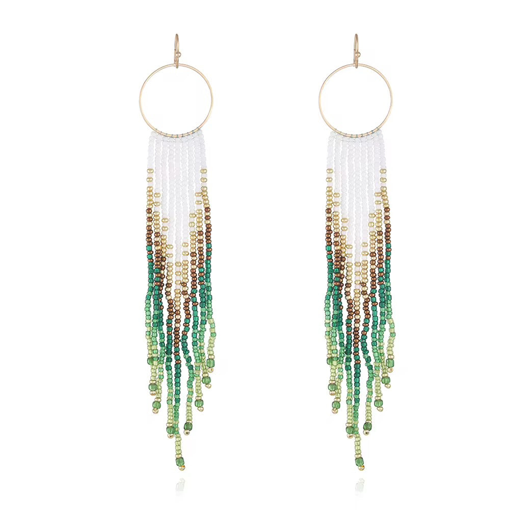 Beaded Dangle Earrings