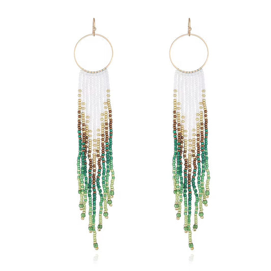 Beaded Dangle Earrings