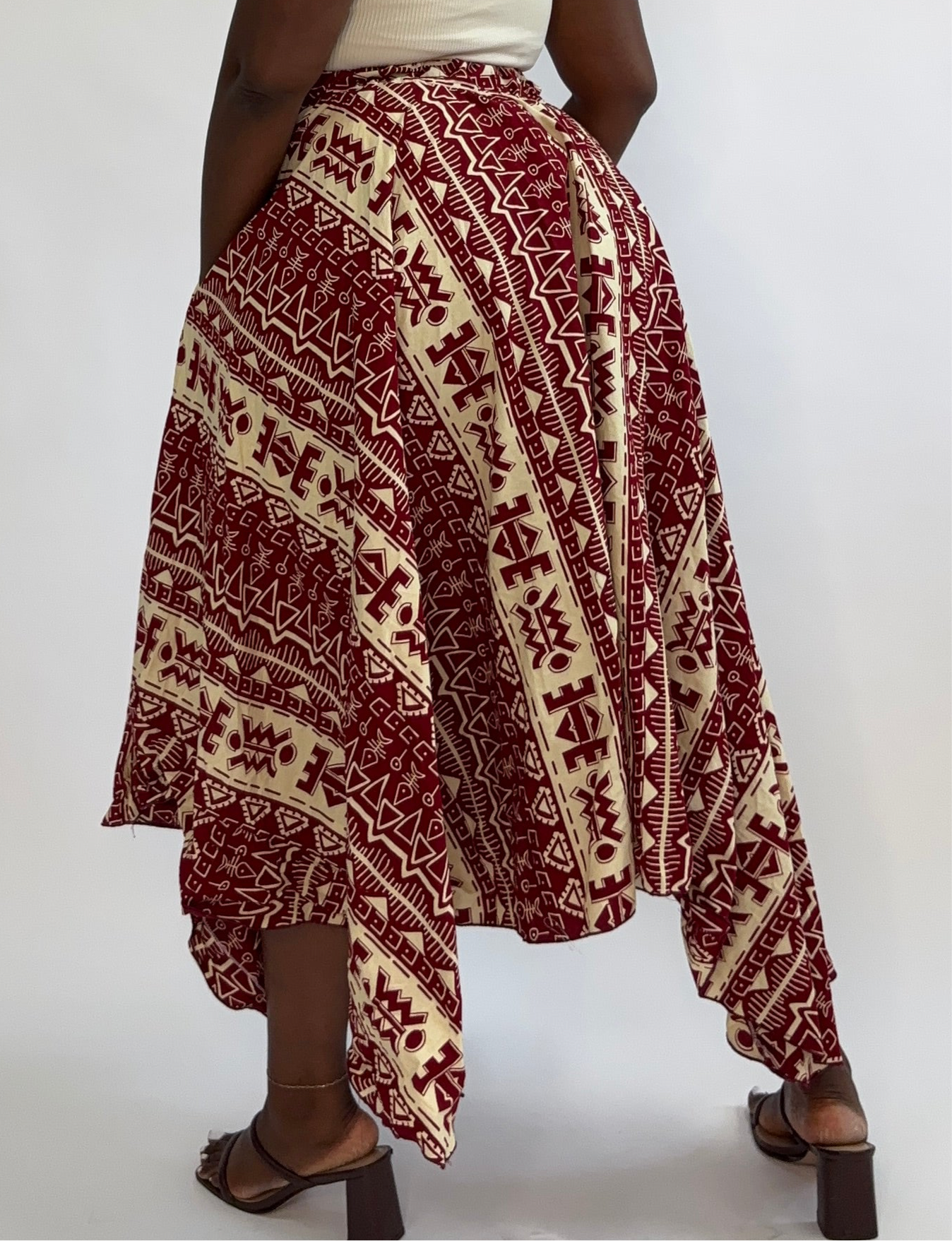 Angled Long Skirt