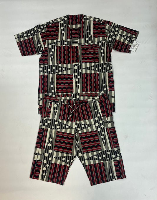Men’s Short Sleeve Shorts Set