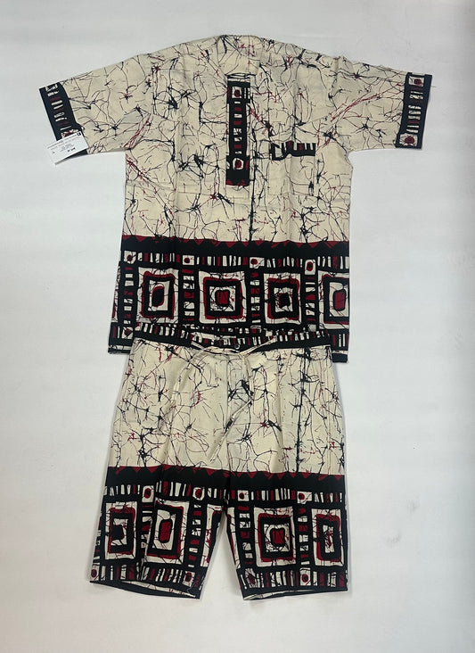 Men’s Short Sleeve Shorts Set