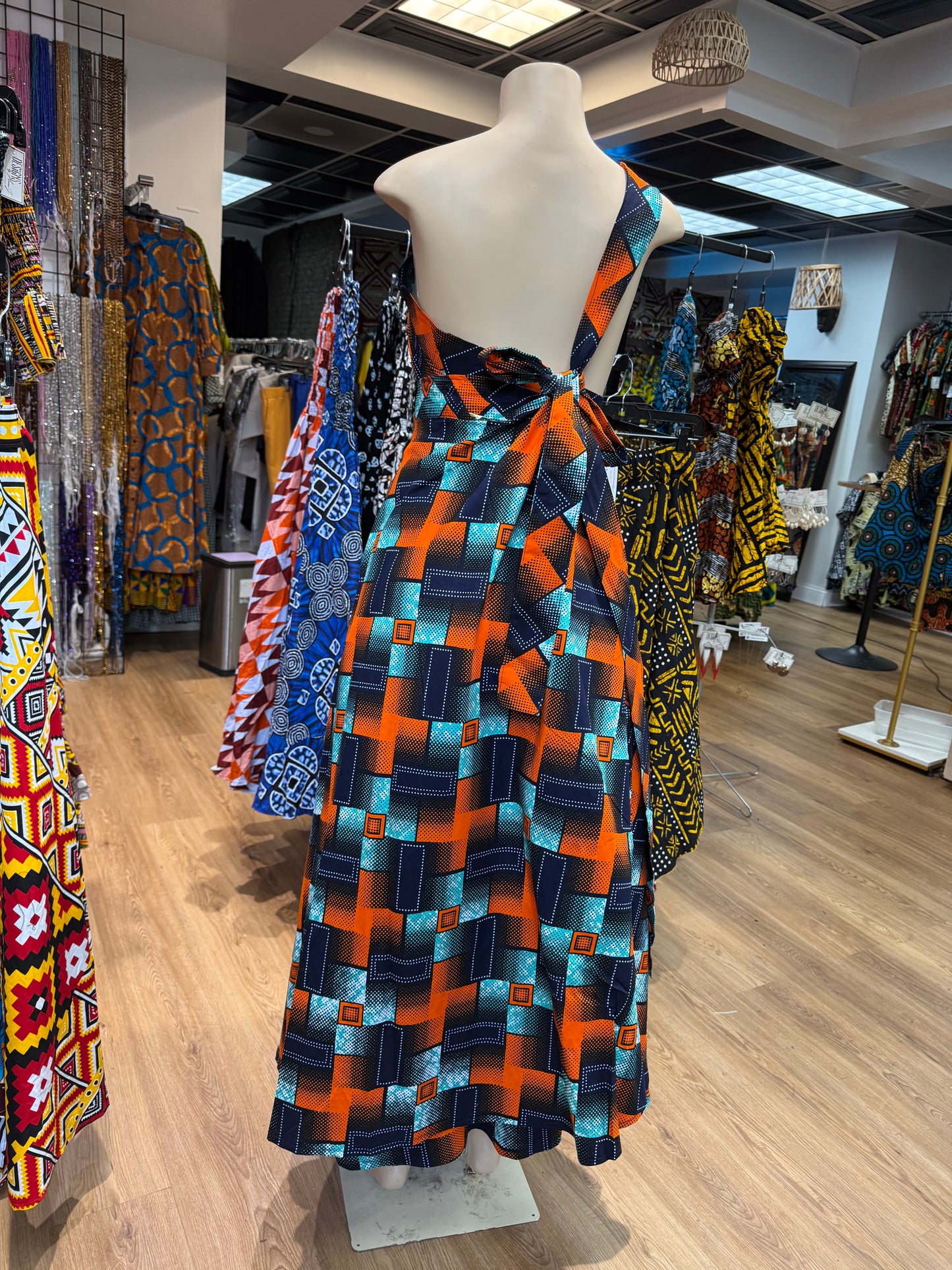 3 Way Wrap Dress / Skirt Long