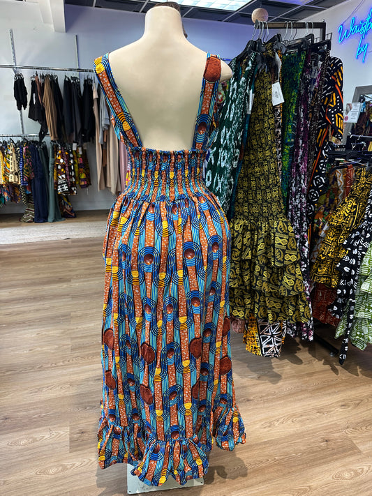 Halter backless dress