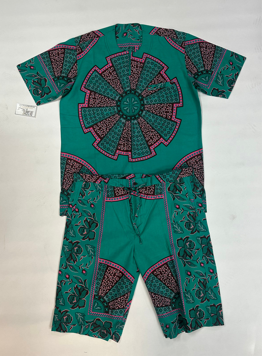 Men’s Short Sleeve Shorts Set