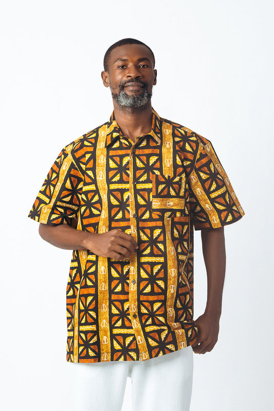 Collared Button Down Short Sleeve