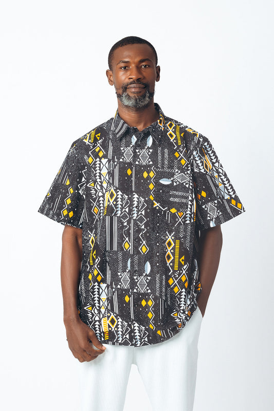 Collared Button Down Short Sleeve