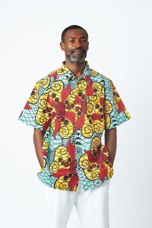 Collared Button Down Short Sleeve