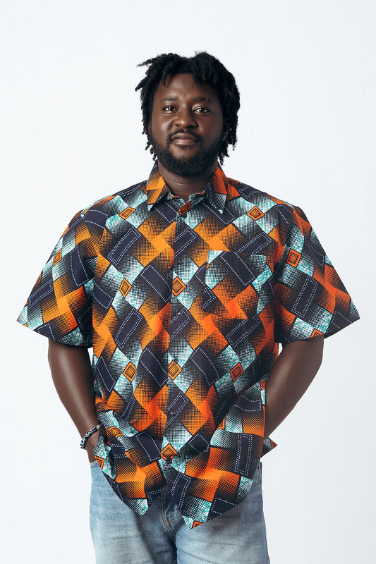 Collared Button Down Short Sleeve