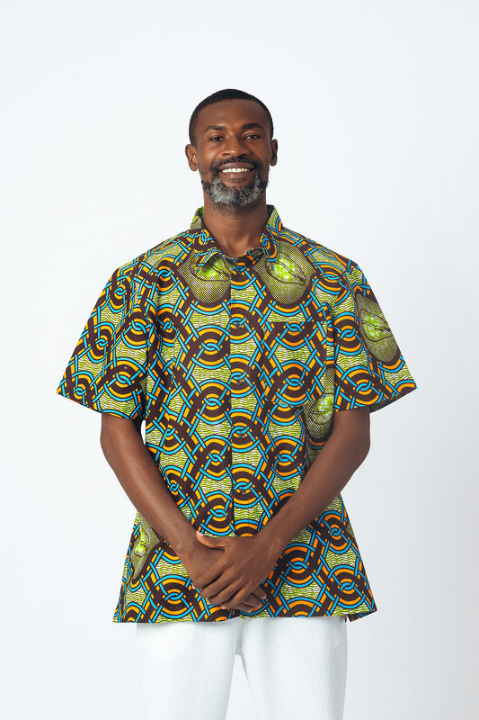 Collared Button Down Short Sleeve