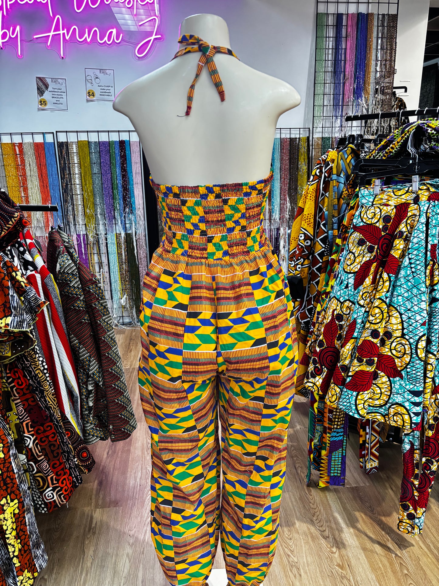 Elastic Halter Romper