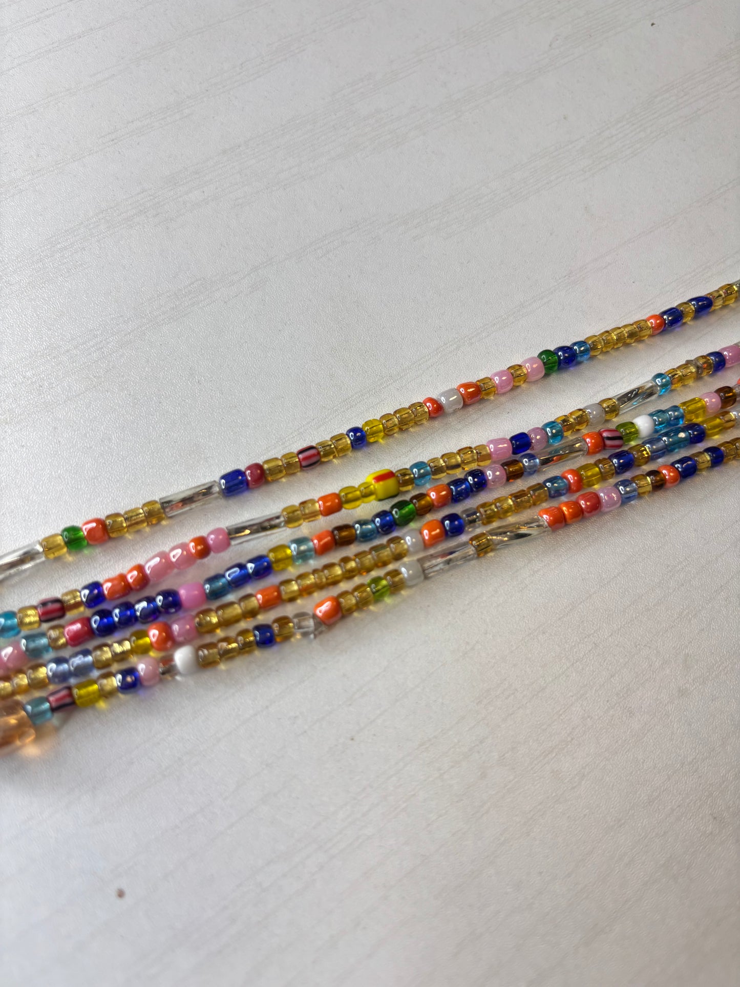 Multi color Waistbead