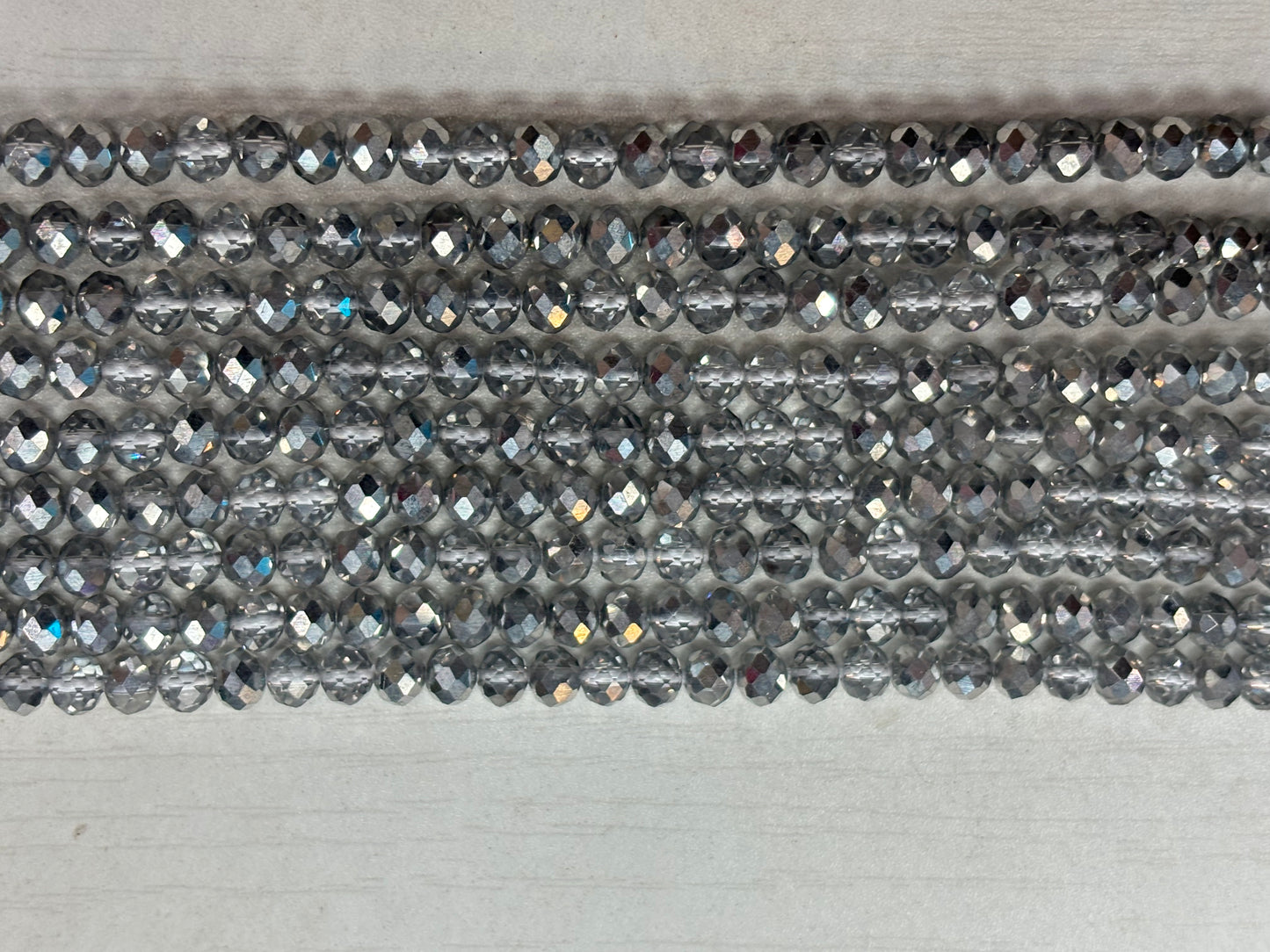 Silver & Clear Waistbead