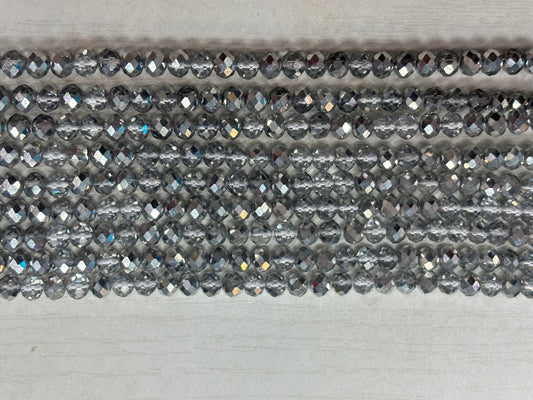 Silver & Clear Waistbead