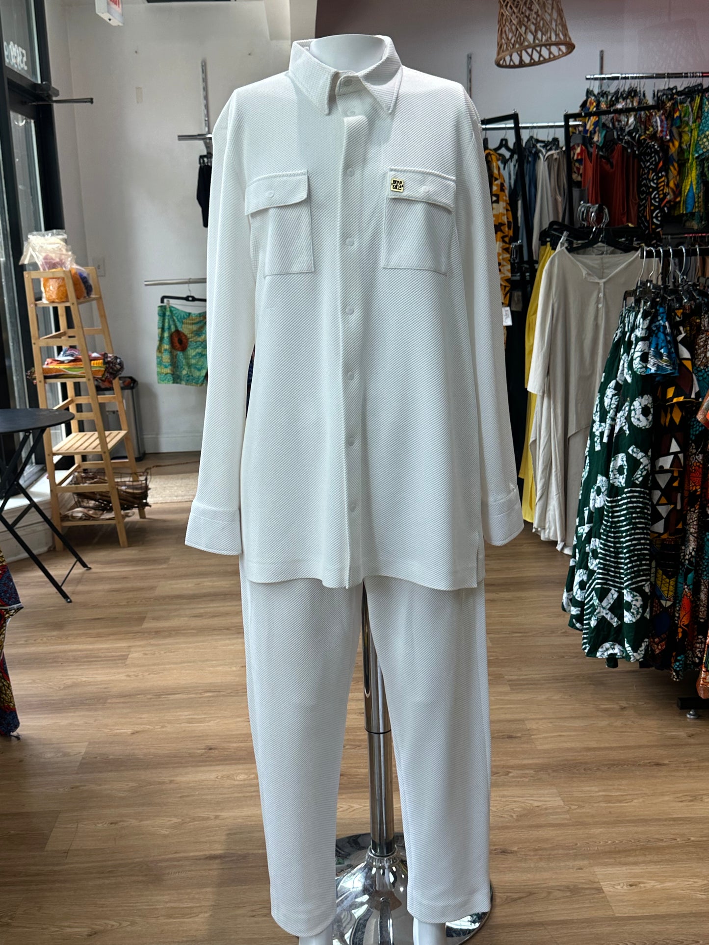 Men white set