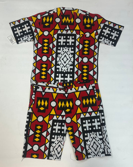 Men’s Short Sleeve Shorts Set