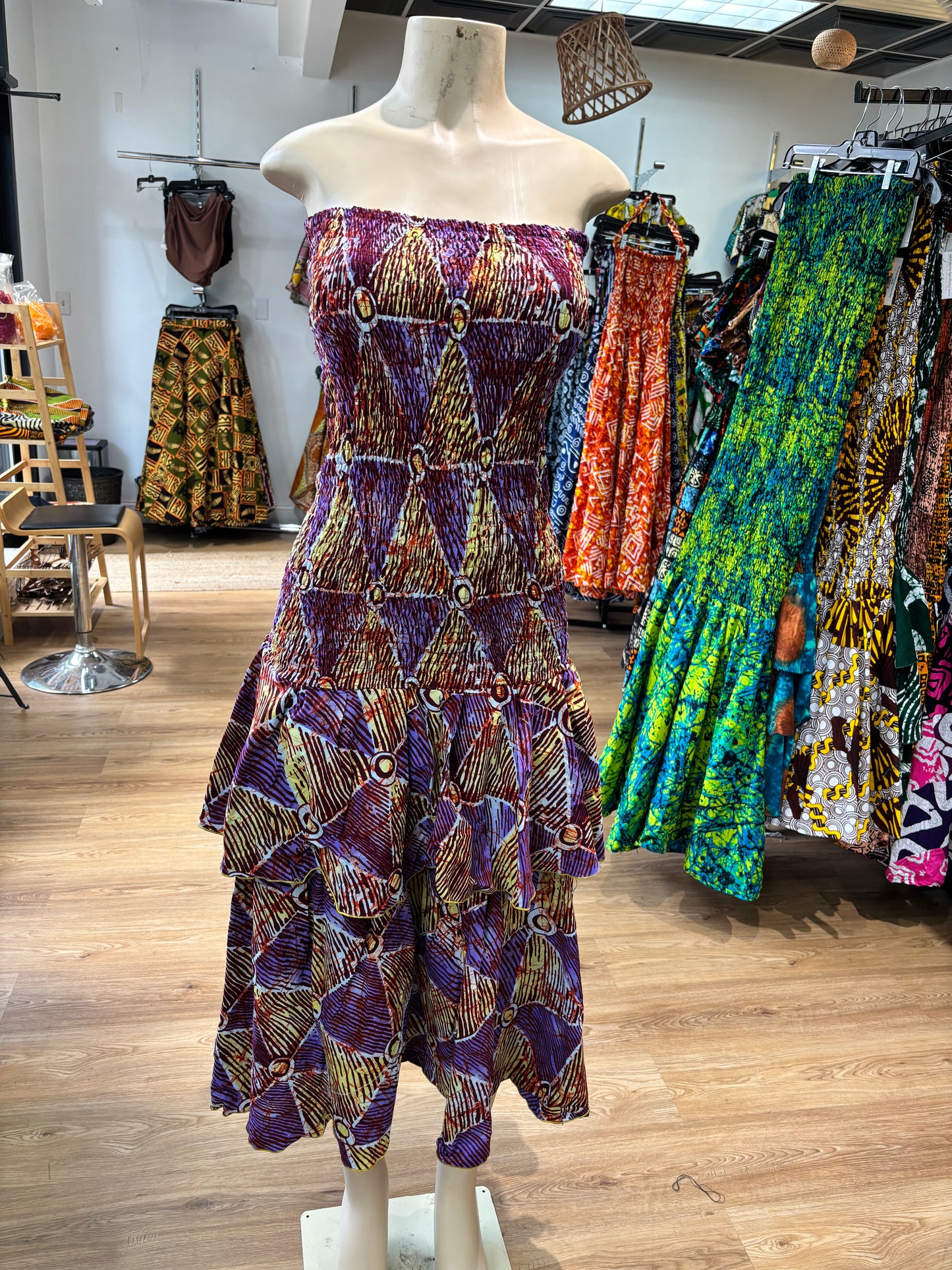 Mermaid skirt / Dress ONLY purple yellow