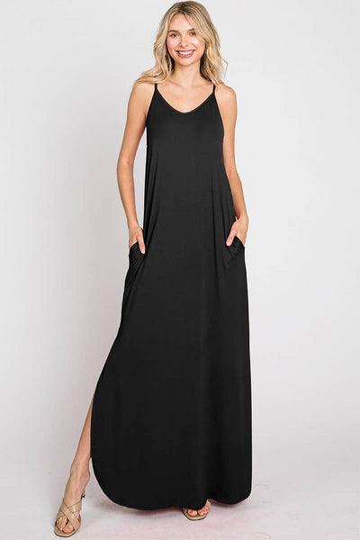 cami maxi dress with pockets Cami Maxi Dress with Pockets