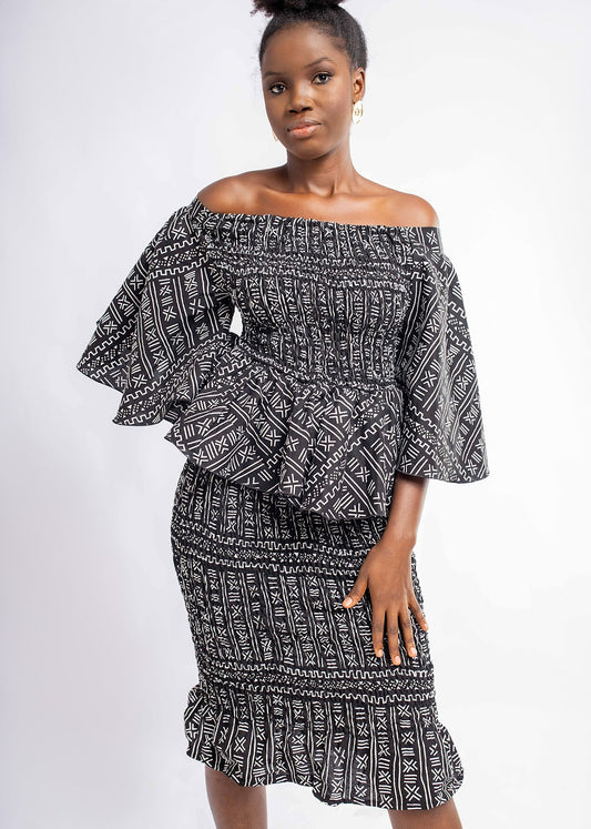Elastic Peplum Skirt Only
